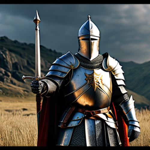 Prompt 1: Epic Knight of Valor**