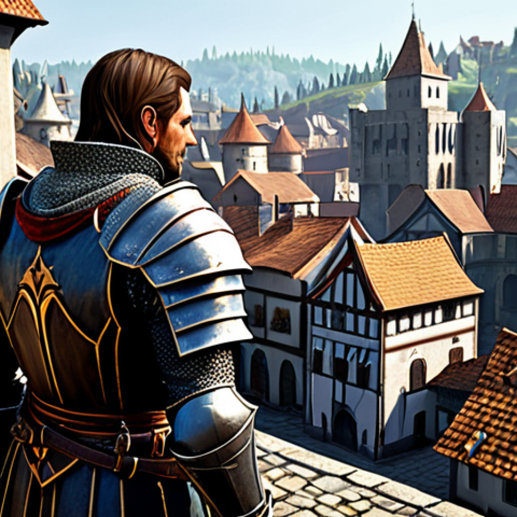 **Prompt 1: Character Selection** "Lineage M player selecting a Knight character on the game interface, fully clothed in modest armor, with a town background, appropriate attire, safe for work, perfect anatomy, correct proportions, professional game art, high quality."